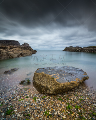 海岸线,梅瓦吉西,康沃尔,垂直画幅,无人,海洋,潮汐,海滩,英国,海景