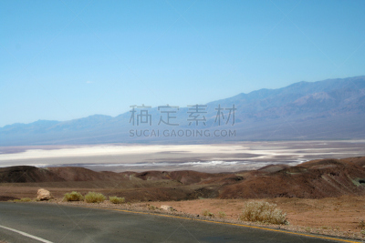 路,山景城,163号公路,中庸,死亡谷沙漠,荒野公路,纳瓦霍保留地,纪念碑谷部落公园,台地,天空