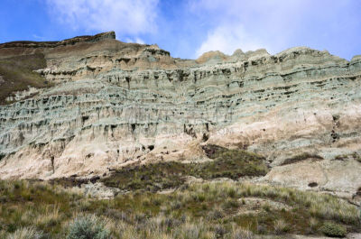 白昼,约翰时代河,多彩沙漠,画山,化石遗址,河岸区,河漫滩,半干旱,荒地,俄勒冈州
