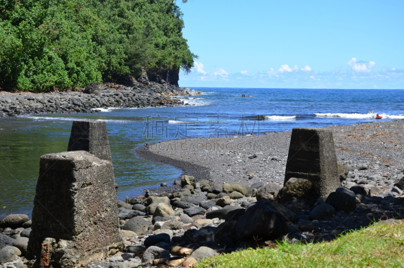 河流,哈卡那森林国家野生动物保护区,哈玛库亚海岸,夏威夷大岛,水,水平画幅,无人,太平洋岛屿,户外,波浪