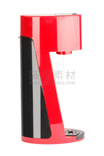 苏打水瓶,虹吸管,二氧化碳,瓶塞钻,垂直画幅,红色,塑胶,连身服,摄影