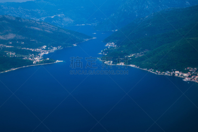 海岸线,飞机,看风景,利沙尼,科托尔湾,布德瓦,水,天空,古老的,旅行者