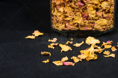 干的,盖子,广口瓶,玫瑰花瓣,芳香的,衰老过程,spa美容,古老的,奶油,白色