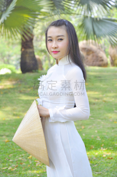 越南,女孩,奥黛,垂直画幅,美,女人,衣服,美人,时尚,人