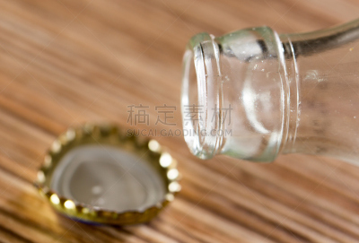 瓶子,盖子,微距,饮料,白色,哈萨克斯坦,黄色,白色背景,背景分离,匿名戒毒会