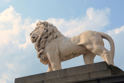 大本钟,雕像,狮子,伦敦,2014年,水平画幅,建筑,无人,古老的,古典式