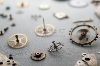 机件,桌子,大特写,表,车轮,钟表匠,水平画幅,小的,腕表,桶
