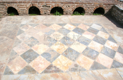 罗马风格,远古的,游泳池,大理石,躯干,古代文明,古董,水平画幅,宙斯,古代