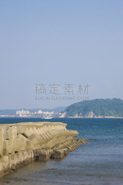 相模湾,自然,垂直画幅,水,天空,地形,沙子,无人,蓝色,日本