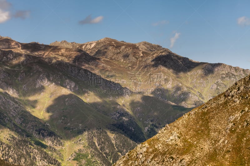 土耳其,佛蒙特,水平画幅,无人,夏天,山,自然,非都市风光,地质学,蓝色