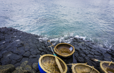 小圆舟,巨人之路,水,天空,暴风雨,客船,旅行者,过去,石头,著名景点
