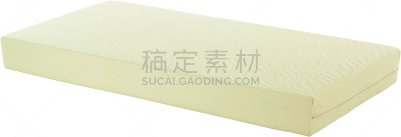 床垫,白色背景,分离着色,新的,纺织品,弹簧床垫,平视角,商店,家具,现代