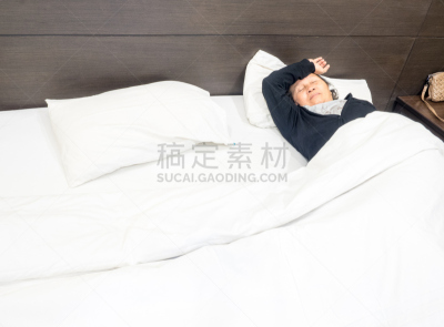 床,寂寞,老年女人,美,水平画幅,美人,早晨,偏远的,时间,仅成年人