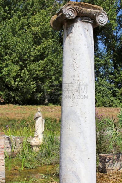 希腊,考古学,远古的,垂直画幅,古代文明,宙斯,犹太教会堂,狄昂迪慕西,雕塑,著名景点