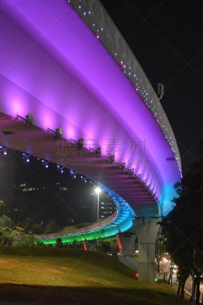 雅加达,街道,垂直画幅,美,夜晚,无人,法定假日,城市生活,户外,建筑结构