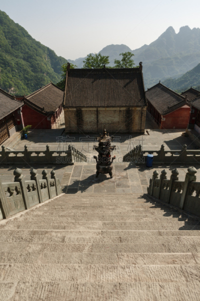 武当山,修道院,武术,湖北省,道教,宝塔,垂直画幅,建筑,旅行者,屋顶