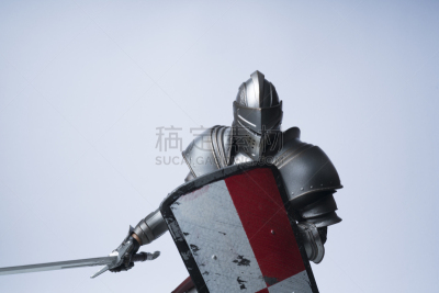 侍从,动作,机敏,安全,金属,剑,盾,遮阳帽,图像,银色