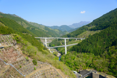 日本,秩父,崎玉县,桥,旅游目的地,水平画幅,无人,公路,户外,桥接环路