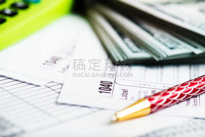 税,1040税表,计算器,金融,水笔,联邦大楼,税表,文档,球,水平画幅
