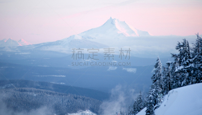 杰斐逊山,俄勒冈州,山脉,手提炉,卡斯基德山脉,蒙大拿州,天空,透过窗户往外看,夜晚,雪