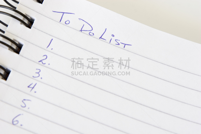 任务清单,办公室,留白,办公用品,购物清单,水平画幅,无人,笔记本,宾客名单,学校用品