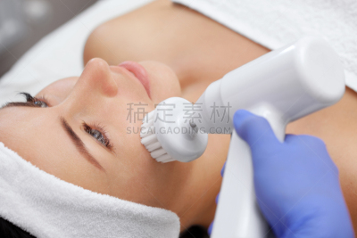 人的脸部,美容院,柔和,医疗流程,设备用品,青年女人,做,转,清洗