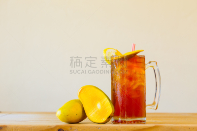 茶,水果,冰茶,长岛,水平画幅,无人,鸡尾酒,含酒精饮料,饮料,芒果