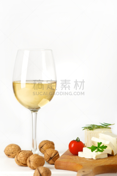 葡萄酒,垂直画幅,留白,奶制品,无人,开胃品,含酒精饮料,夏天,莫扎瑞拉奶酪,奶酪