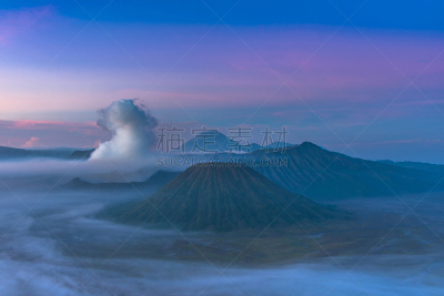 bromo-tengger-semeru national park,爪哇,火山,东,印度尼西亚,巴杜尔山,婆罗摩火山,滕格尔火山,东爪哇,天空