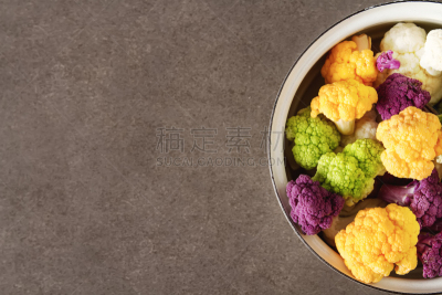素食,花椰菜,食品,市场,西兰花,紫色,橙子,伦敦,顶部,彩虹