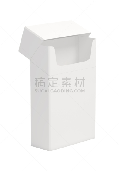 空的,三维图形,白色,背景分离,一个物体,垂直画幅,图像,烟草,无人,香烟