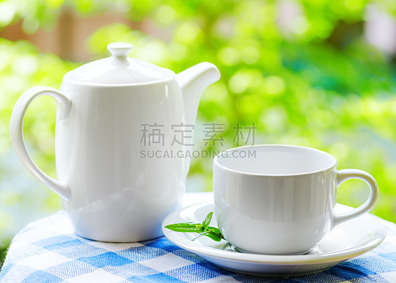 自然,茶杯,背景,水平画幅,早晨,夏天,饮料,特写,俄罗斯,白色
