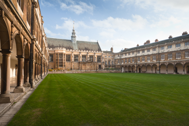 圣约翰大学,剑桥大学,讲师,水平画幅,古老的,英格兰,草坪,旅行者,户外