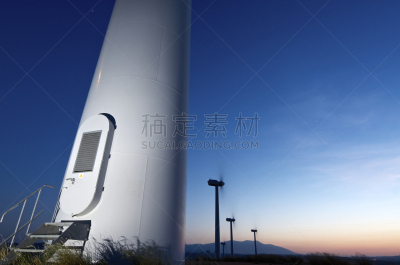 风力,非都市风光,水平画幅,能源,无人,蓝色,曙暮光,门,现代,建筑物门