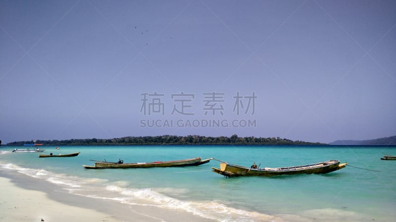 海滩,哈弗洛克岛,安达曼和尼科巴群岛,水平画幅,无人,海景,户外,岛,印度,摄影