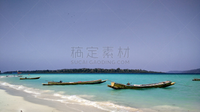 海滩,哈弗洛克岛,安达曼和尼科巴群岛,水平画幅,无人,海景,户外,岛,印度,摄影