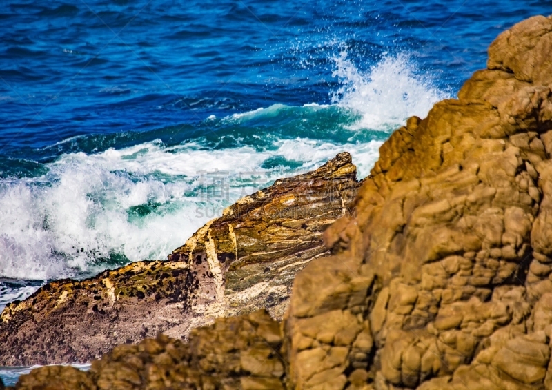 海浪,海岸线,水獭,印度洋,小路,水,天空,暴风雨,水平画幅,无人