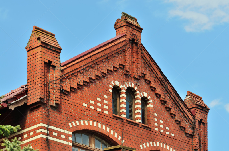 德国,kalgoorlie,过去,前面,房屋,1946,城市,普鲁士,加里宁格勒,尖顶