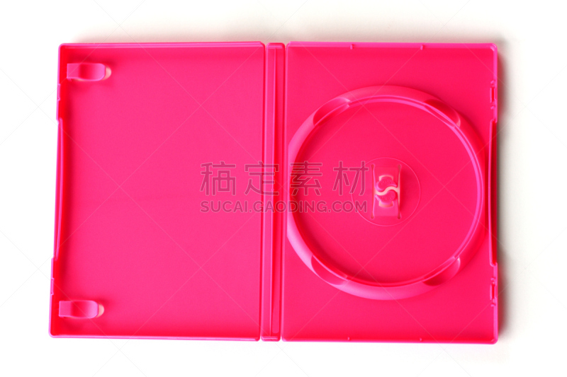 DVD盒,粉红色,留白,水平画幅,器材箱,无人,板条箱,塑胶,明亮,白色