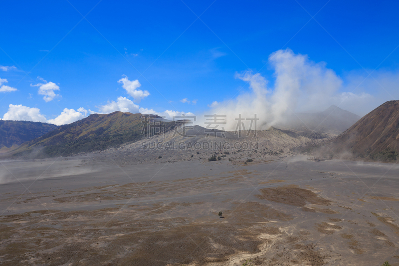 婆罗摩火山,山,火山,泗水,滕格尔火山,bromo-tengger-semeru national park,东爪哇,火山喷口,水平画幅,火山地形