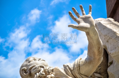 纳沃纳广场,雕像,喷泉,罗马,bernini,意大利,贞德,大特写,水平画幅,宙斯
