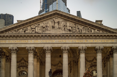 顶部,建筑外部,伦敦,部分,商务,英国,英格兰,著名景点,银行,股市和交易所