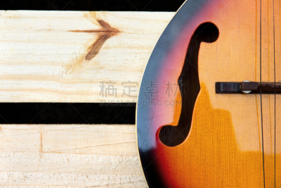 曼陀林,背景,概念和主题,褐色,弦乐器,乐器弦,水平画幅,橙色,木制,无人