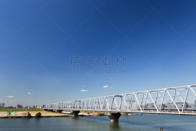 天空,蓝色,日本,,水,通勤者,里山,水平画幅,户外,千叶县
