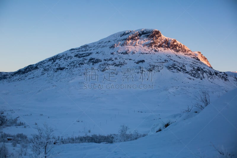 山,拉普兰,冬天,自然美,滑雪坡,冷,滑雪场,白昼,晴朗,滑雪缆车