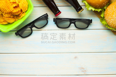 小吃,电影,周末活动,碎屑,休闲游戏,运动,立体图像,模板,瓶子,自制的