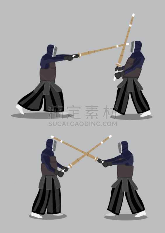 剑道,武术,格斗运动,性格,矢量,武士刀,中国功夫,运动,棍,杆