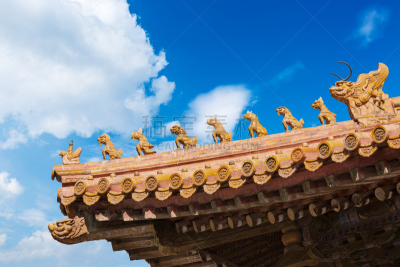 屋檐,故宫,北京,中国,大特写,建筑檐口,美,天空,建筑业,国际著名景点