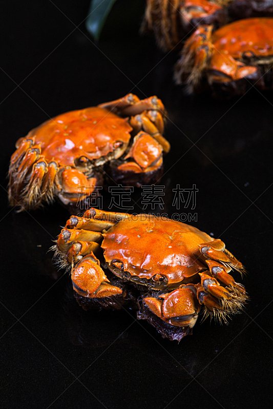 螃蟹,中国,大闸蟹,连指手套,垂直画幅,篮子,湖,白色,多毛的,晚餐