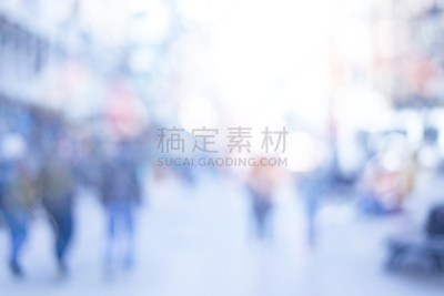 抽象,人,城市,中心,前景聚焦,通勤者,水平画幅,行人,户外,现代